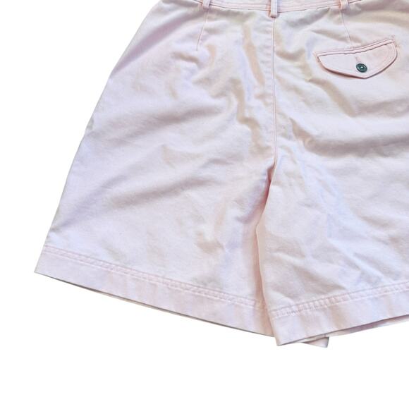 VTG Liz Sport Pink High Waisted High Rise Mom Shorts Pleated Size 12 Petite 12P - Picture 16 of 16
